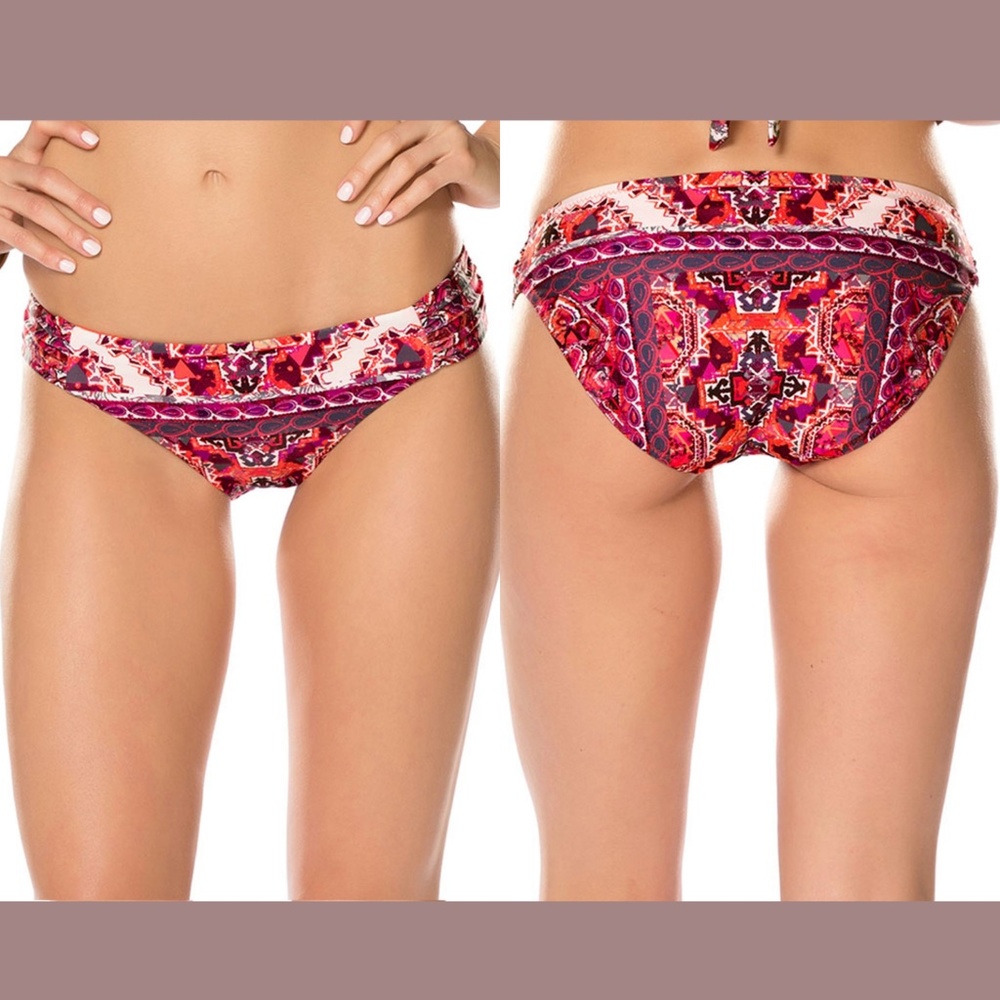 NEW Becca Tab Side Hipster Bikini American Cut Bottom‎ [SZ XL ]
